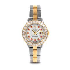Rolex Datejust 26mm | 6917-TT-WMOP-RBY-AM-2CT-OYS