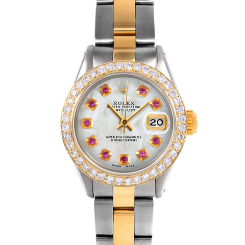 Rolex Datejust 26mm | 6917-TT-WMOP-RBY-AM-BDS-OYS