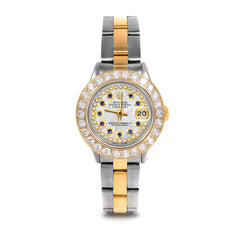 Rolex Datejust 26mm | 6917-TT-WMOP-STRS-2CT-OYS