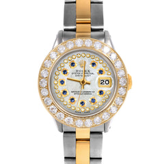 Rolex Datejust 26mm | 6917-TT-WMOP-STRS-2CT-OYS