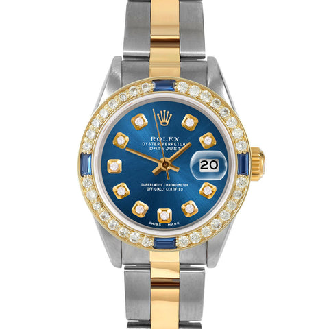 Rolex Datejust 26mm | 69173-BLU-DIA-AM-4SPH-OYS