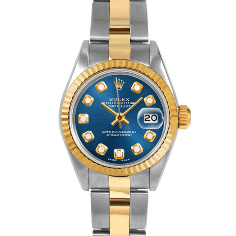 Rolex Datejust 26mm | 69173-BLU-DIA-AM-FLT-OYS