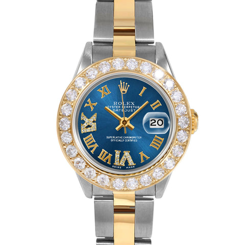 Rolex Datejust 26mm | 69173-BLU-RDR69-2CT-OYS