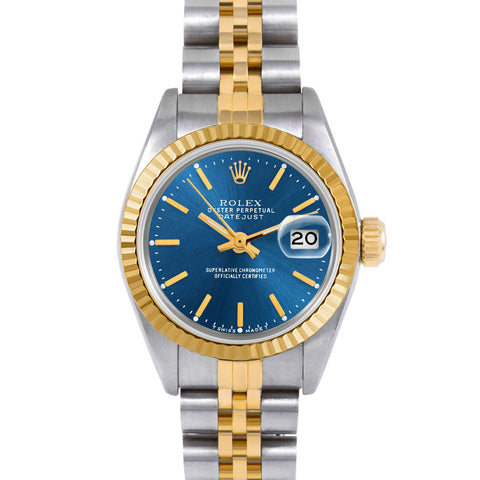 Rolex Datejust 26mm | 69173-BLU-STK-FLT-JBL