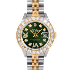 Rolex Datejust 26mm | 69173-GRN-8DR69-2CT-JBL