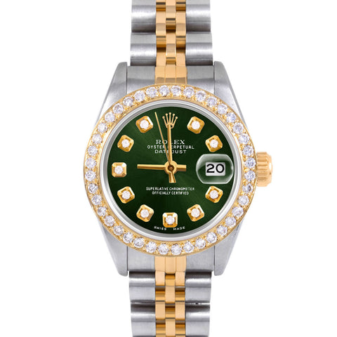 Rolex Datejust 26mm | 69173-GRN-DIA-AM-BDS-JBL