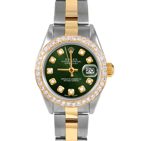 Rolex Datejust 26mm | 69173-GRN-DIA-AM-BDS-OYS