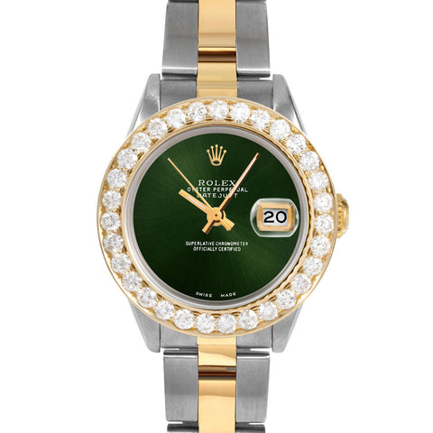 Rolex Datejust 26mm | 69173-GRN-NOHM-2CT-OYS