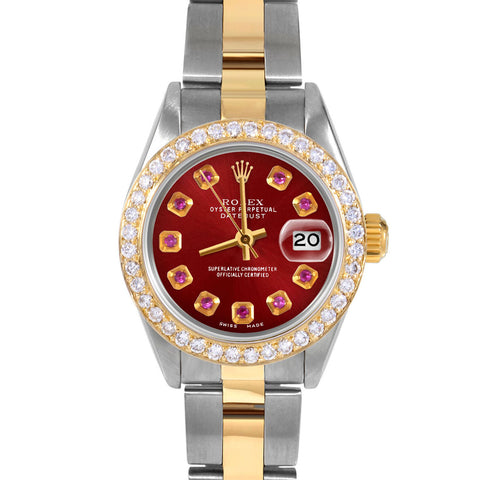 Rolex Datejust 26mm | 69173-RED-RBY-AM-BDS-OYS