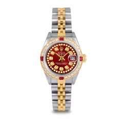 Rolex Datejust 26mm | 69173-RED-STRD-4RBY-JBL