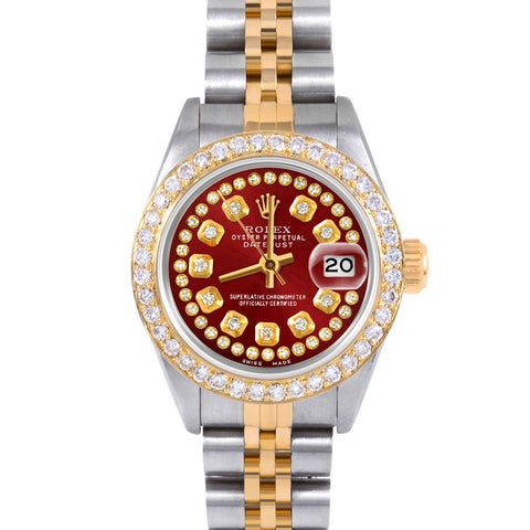 Rolex Datejust 26mm | 69173-RED-STRD-BDS-JBL