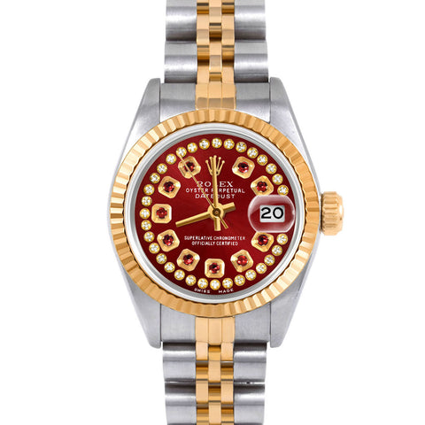 Rolex Datejust 26mm | 69173-RED-STRR-FLT-JBL