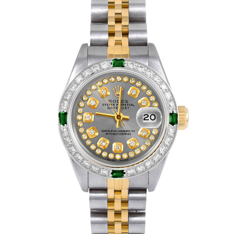 Rolex Datejust 26mm | 69173-SLT-STRD-4EMD-JBL