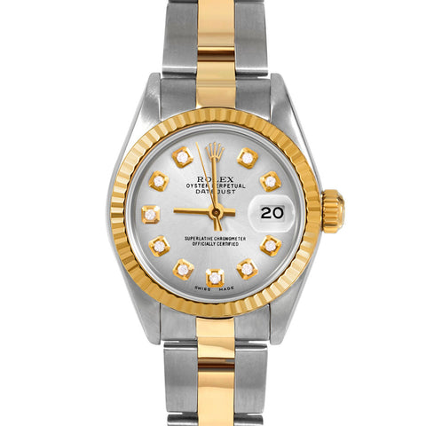 Rolex Datejust 26mm | 69173-SLV-DIA-AM-FLT-OYS