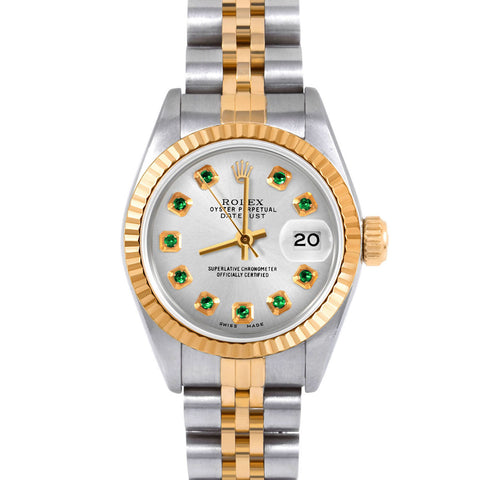 Rolex Datejust 26mm | 69173-SLV-EMD-AM-FLT-JBL