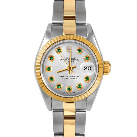 Rolex Datejust 26mm | 69173-SLV-EMD-AM-FLT-OYS