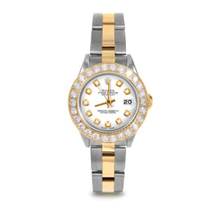 Rolex Datejust 26mm | 69173-WHT-DIA-AM-2CT-OYS