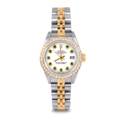 Rolex Datejust 26mm | 69173-WHT-EMD-AM-BDS-JBL