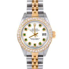 Rolex Datejust 26mm | 69173-WHT-EMD-AM-BDS-JBL