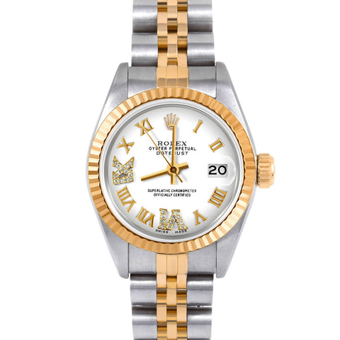 Rolex Datejust 26mm | 69173-WHT-RDR69-FLT-JBL