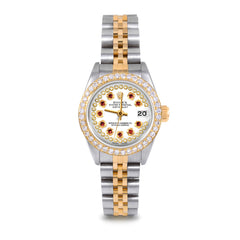 Rolex Datejust 26mm | 69173-WHT-STRR-BDS-JBL