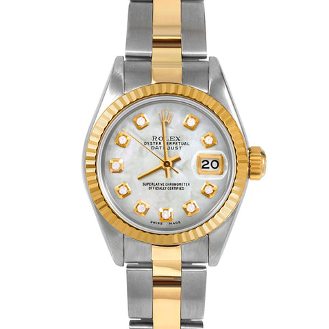 Rolex Datejust 26mm | 69173-WMOP-DIA-AM-FLT-OYS