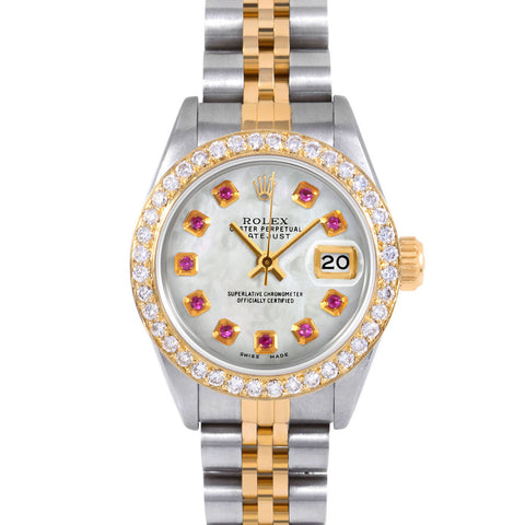 Rolex Datejust 26mm | 69173-WMOP-RBY-AM-BDS-JBL