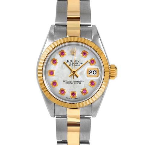 Rolex Datejust 26mm | 69173-WMOP-RBY-AM-FLT-OYS