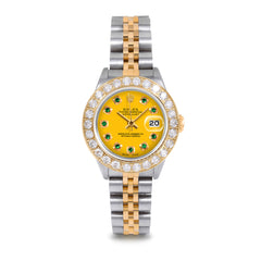 Rolex Datejust 26mm | 69173-YLW-EMD-AM-2CT-JBL