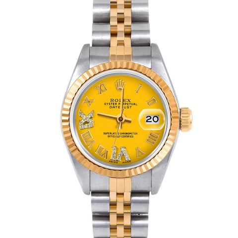 Rolex Datejust 26mm | 69173-YLW-RDR69-FLT-JBL