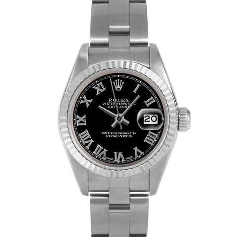 Rolex Datejust 26mm | 69174-BLK-ROM-FLT-OYS