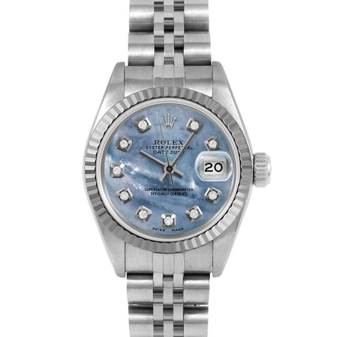 Rolex Datejust 26mm | 69174-BLMOP-DIA-AM-FLT-JBL