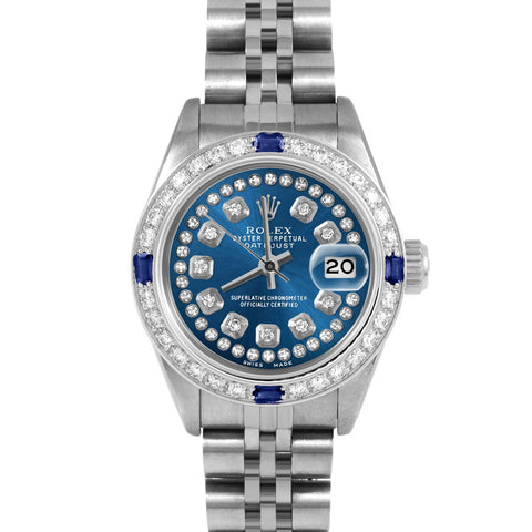 Rolex Datejust 26mm | 69174-BLU-STRD-4SPH-JBL