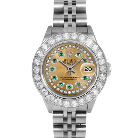 Rolex Datejust 26mm | 69174-CHM-STRE-2CT-JBL