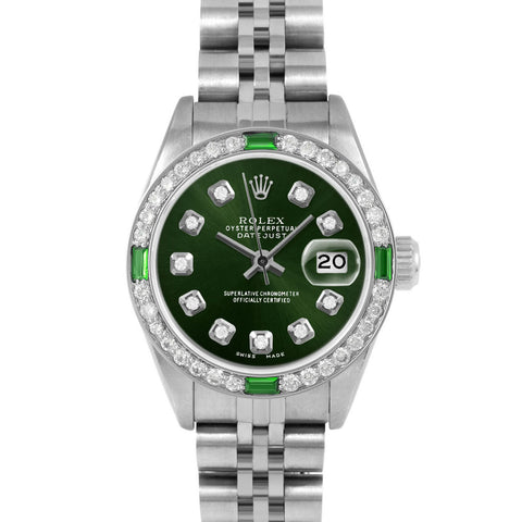 Rolex Datejust 26mm | 69174-GRN-DIA-AM-4EMD-JBL