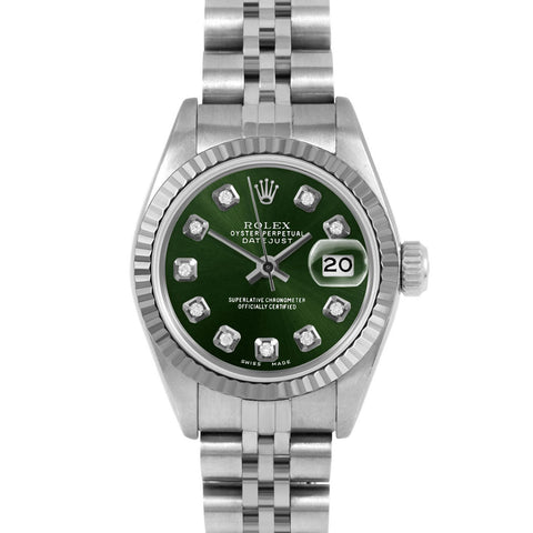 Rolex Datejust 26mm | 69174-GRN-DIA-AM-FLT-JBL