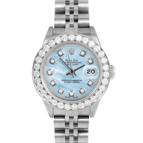 Rolex Datejust 26mm | 69174-LBMOP-DIA-AM-2CT-JBL