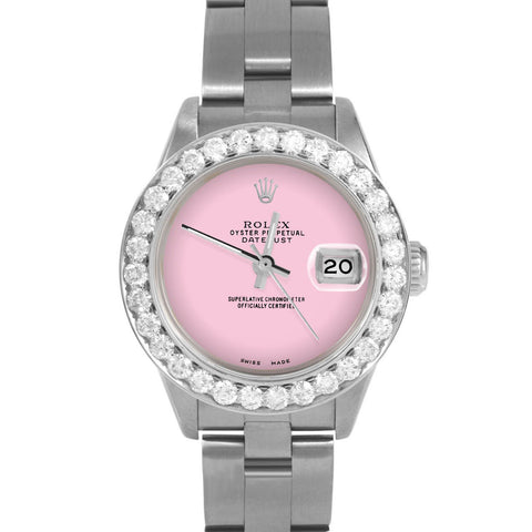 Rolex Datejust 26mm | 69174-PNK-NOHM-2CT-OYS