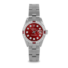 Rolex Datejust 26mm | 69174-RED-DIA-AM-4RBY-OYS