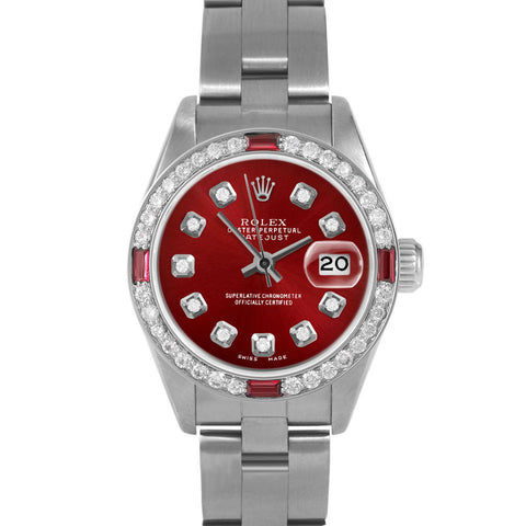 Rolex Datejust 26mm | 69174-RED-DIA-AM-4RBY-OYS