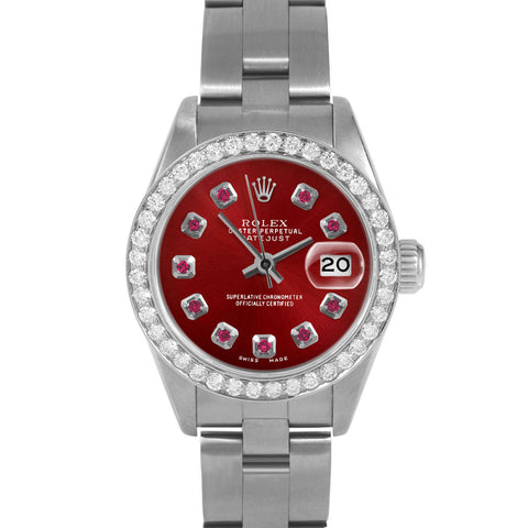 Rolex Datejust 26mm | 69174-RED-RBY-AM-BDS-OYS