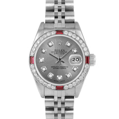 Rolex Datejust 26mm | 69174-SLT-DIA-AM-4RBY-JBL