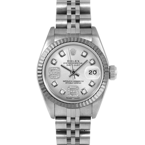 Rolex Datejust 26mm | 69174-SLV-8DA69-FLT-JBL