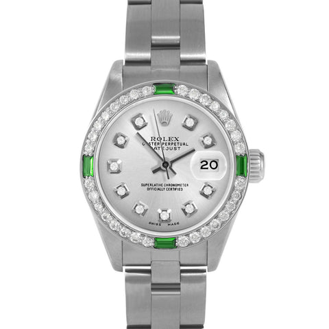 Rolex Datejust 26mm | 69174-SLV-DIA-AM-4EMD-OYS