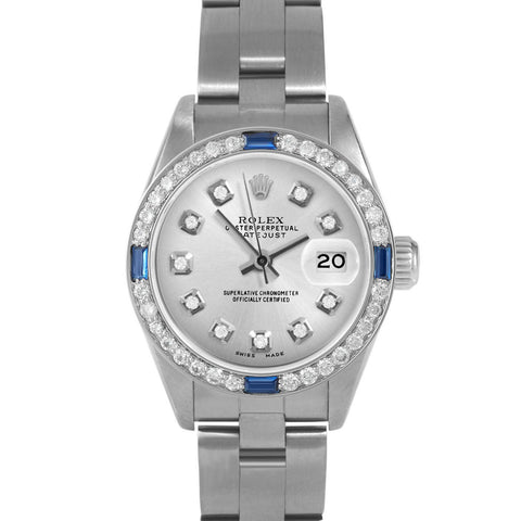 Rolex Datejust 26mm | 69174-SLV-DIA-AM-4SPH-OYS