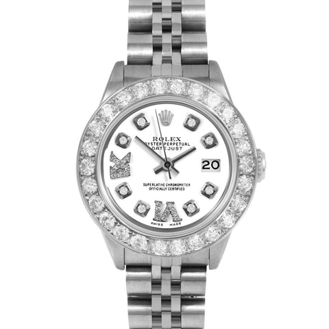 Rolex Datejust 26mm | 69174-WHT-8DR69-2CT-JBL