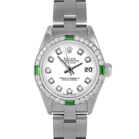 Rolex Datejust 26mm | 69174-WHT-DIA-AM-4EMD-OYS