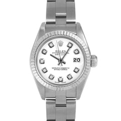 Rolex Datejust 26mm | 69174-WHT-DIA-AM-FLT-OYS