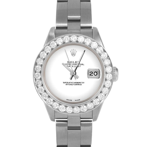 Rolex Datejust 26mm | 69174-WHT-NOHM-2CT-OYS