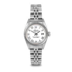 Rolex Datejust 26mm | 69174-WHT-ROM-FLT-JBL